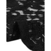 Agnes Orinda Women's Plus Size Lace Crochet Short Sleeves Sheer Open Front Trendy Cardigan - 4 of 4