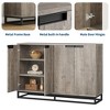 55" Buffet Cabinet with Storage,Large Kitchen Accent Modern Sideboard Cabinet with 2 Drawers and 4 Doors,Coffee Bar Buffet Table for Kitchen,Dining - 4 of 4