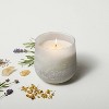 Tranquility Fashion Salted Glass Wellness Jar Candle Gray - Casaluna™ - image 2 of 3