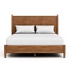 HOMES: Inside + Out 3pc Queen Neovesi Platform Bedroom Set Boho with 2 Nightstands Oak - 4 of 4