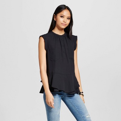 mossimo peplum top