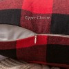 LISM 18x18 Inch Christmas Classic Buffalo Plaid Pillow Covers Pack of 2 - 2 of 4
