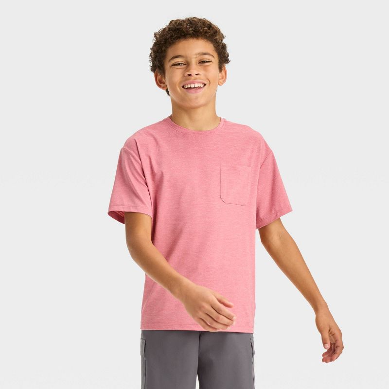 Boys&#39; Ventilated Pocket T-Shirt - All In Motion™, 1 of 7