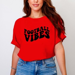 Simply Sage Market Retro Football Vibes Garment Dyed Tee - 1 of 4