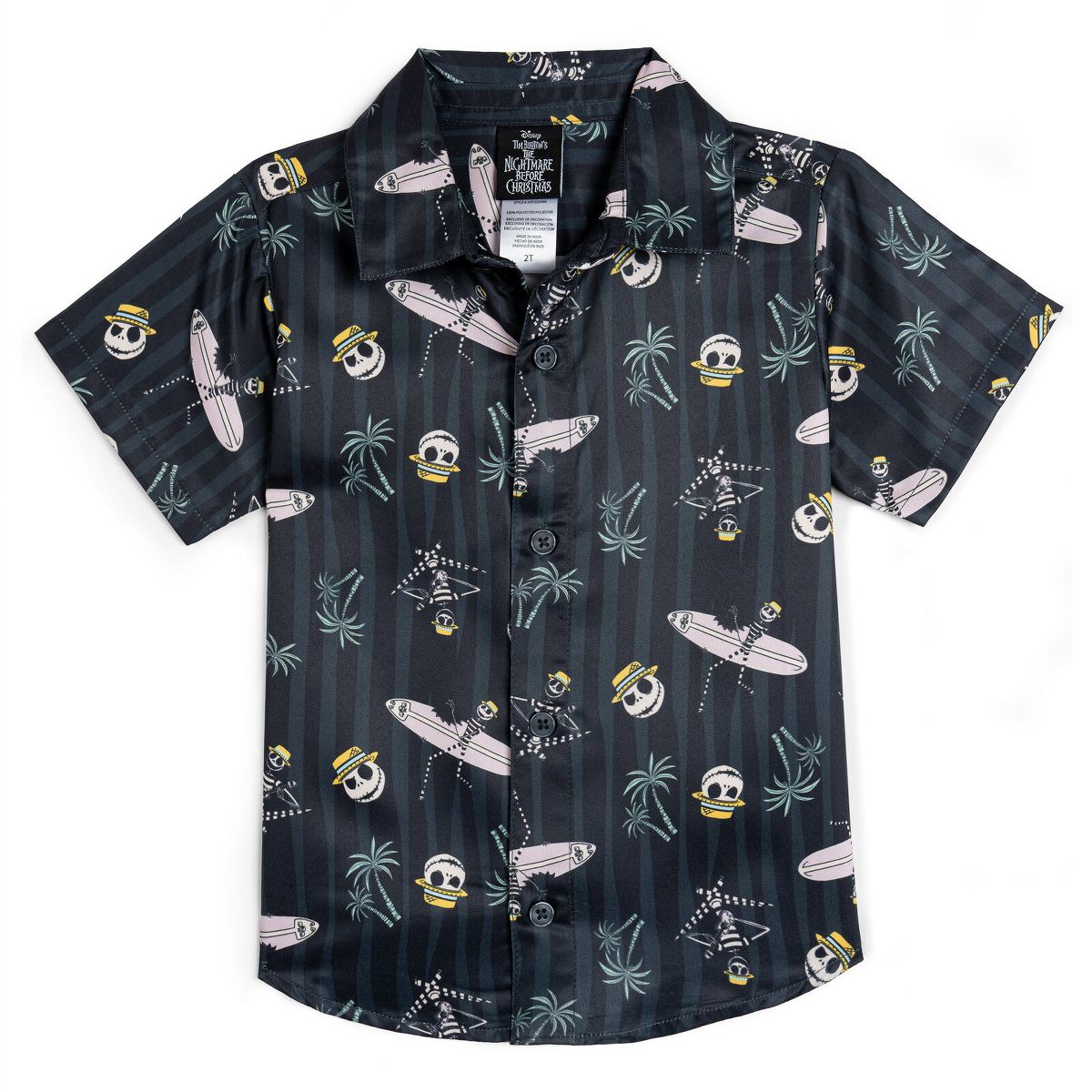 Disney Boys' Short Sleeve Button-Down Shirt Little Kid to Big Kid - thumbnail 7