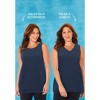 Catherines Women's Plus Size Suprema Studio Reversible Tank - 4 of 4