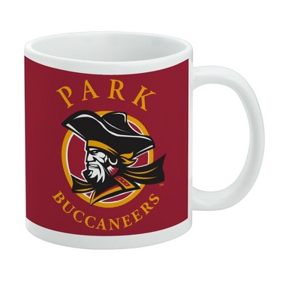 Park University Primary Logo Ceramic Coffee Mug Novelty Gift Mugs for Coffee Tea and Hot Drinks 11oz White