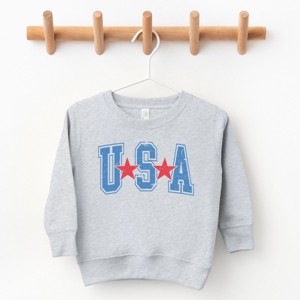 The Juniper Shop Varsity USA Red Stars Toddler Sweatshirt - 1 of 4