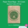 Big Dot of Happiness Camp Bachelorette Kraft Brown Paper Treat Bags, Glamping Party Individual Greaseproof Paper Sandwich Cookie Bags - 25 Count - 4 of 4
