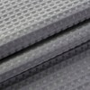 Short Shower Curtain Fabric with 66 inch Length, Waffle Weave, Hotel Luxury Spa, 230 GSM Heavy Duty, Water Repellent - 3 of 4