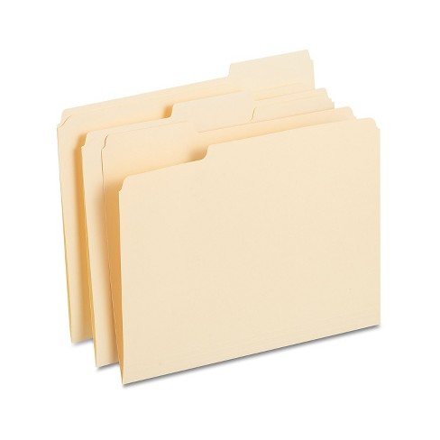 Myofficeinnovations 3 Tab Manila File Folders With Reinforced Tabs ...