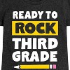 Girls' - Instant Message - Ready To Rock Third Grade Fitted Short Sleeve Graphic T-Shirt - 2 of 4