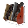 A&S Crafted Products Studio Deluxe Special-Edition Guitar Case Rack Mahogany Full Size (7-9 Cases) - 3 of 4