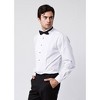 Marquis wing tip collar Regular Fit tuxedo dress shirt with bow tie - 3 of 3