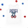 The Juniper Shop America Flag Cherries Coquette Toddler Tank - 2 of 4
