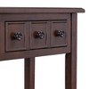 NicBex Console Table Entryway Table Side Table with Open Shelf Sofa Table with Rubber Wood Legs for Living Room, Hallway - 4 of 4