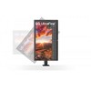 LG 31.5" UltraFine Ergo IPS UHD 4K FreeSync Monitor - 3840 x 2160 UHD 4K Display - DCI-P3 95% w/ HDR10 - AMD FreeSync Technology - 4 of 4