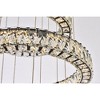 Elegant Lighting Monroe 7 - Light Chandelier in  Black - 4 of 4