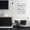 Stupell Industries Happiness is a Shower Away Rustic Bathroom Sign - 2 of 4