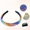 Unique Bargains Women's Simplicity Rhinestone Wide-brimmed Classic Style Headband 5.59"x0.87" Assorted Color - 4 of 4