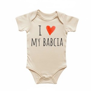 Babcia Poland Newborn Baby Onesie® Bodysuit GS1 - 1 of 4