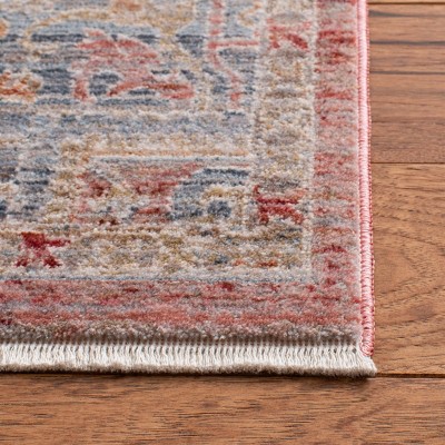 Kenitra Vintage-Style Blue Medallion 5' x 8' Synthetic Area Rug