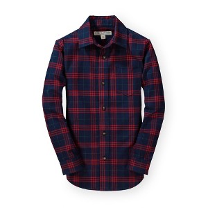 Hope & Henry Boys'  Flannel Button Down Shirt, Infant - 1 of 4