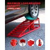 Heavy-Duty Hydraulic Car Ramps 5T Capacity - Adjustable 9.3-14 Inch Height for Cars, SUVs, and Light Trucks - 4 of 4