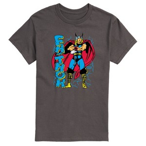 Men's - Marvel - Thor Fathor Short Sleeve Graphic T-Shirt - 1 of 4