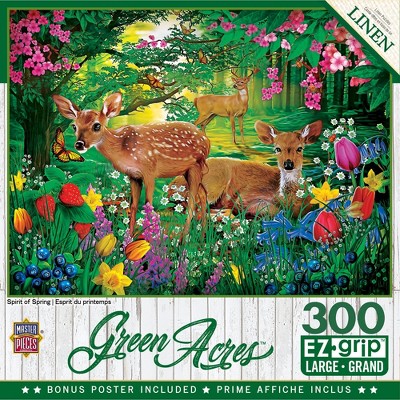 MasterPieces Green Acres Puzzles Collection - Spirit of Spring 300 Piece EZ Grip Jigsaw Puzzle