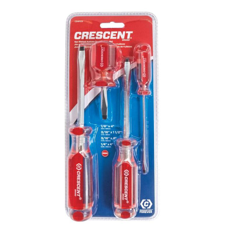 Crescent Slotted Screwdriver Set 4 pc, 1 of 2
