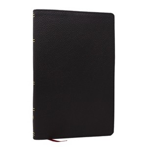 Kjv, Personal Size New Testament, Black Genuine Leather, Red Letter, Comfort Print - by  Thomas Nelson (Leather Bound) - 1 of 1