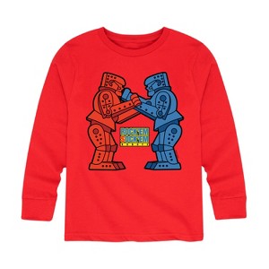 Boys' - Rock 'Em Sock 'Em Robots - Rock Em Robots Long Sleeve Graphic T-Shirt - 1 of 4