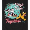 Men's - Disney - Sleigh Ride Together Mickey And Friends Graphic Fleece Sweatshirt - 2 of 4