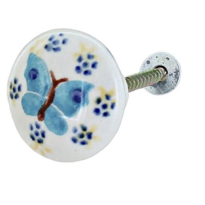 Blue Rose Polish Pottery 200 Vena Drawer Pull
