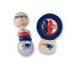 Baby Fanatic Wood Rattle 2 Pack - NFL New England Patriots Baby Toy Set - 2 of 4