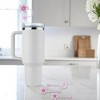 Unique Bargains Flower Straw Cover Cap 4 Pcs - 4 of 4