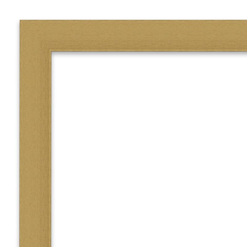 18&#34; x 52&#34; Brace Brushed Framed Full Length on the Door Mirror Gold - Amanti Art, 4 of 11