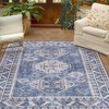 Area Rug Retro Carpet for Living Room Machine Washable Carpet Bedroom Rug - 3 of 4
