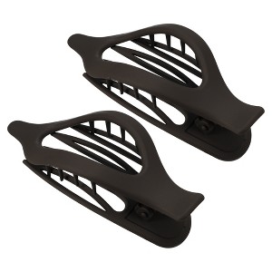 Unique Bargains Women's Plastic Hair Claws 4.69"x1.89"x1.02" 2Pcs - 1 of 4