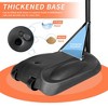 Portable Basketball Hoop, 7.5-9.2FT Height Adjustable Basketball Hoop Goal System, Outdoor Basketball Goal System with Wheels for Kids Youth Adults - 4 of 4