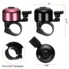 Unique Bargains Aluminum Loud Crisp Clear Sound Mini Bicycle Bells 2 Pcs - 2 of 4