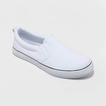1/6 Scale Male White Canvas Shoes Sneakers Kiks for 12 inch