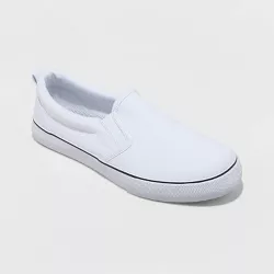 Women's Millie Twin Gore Slip-On Sneakers - A New Day™ White 7