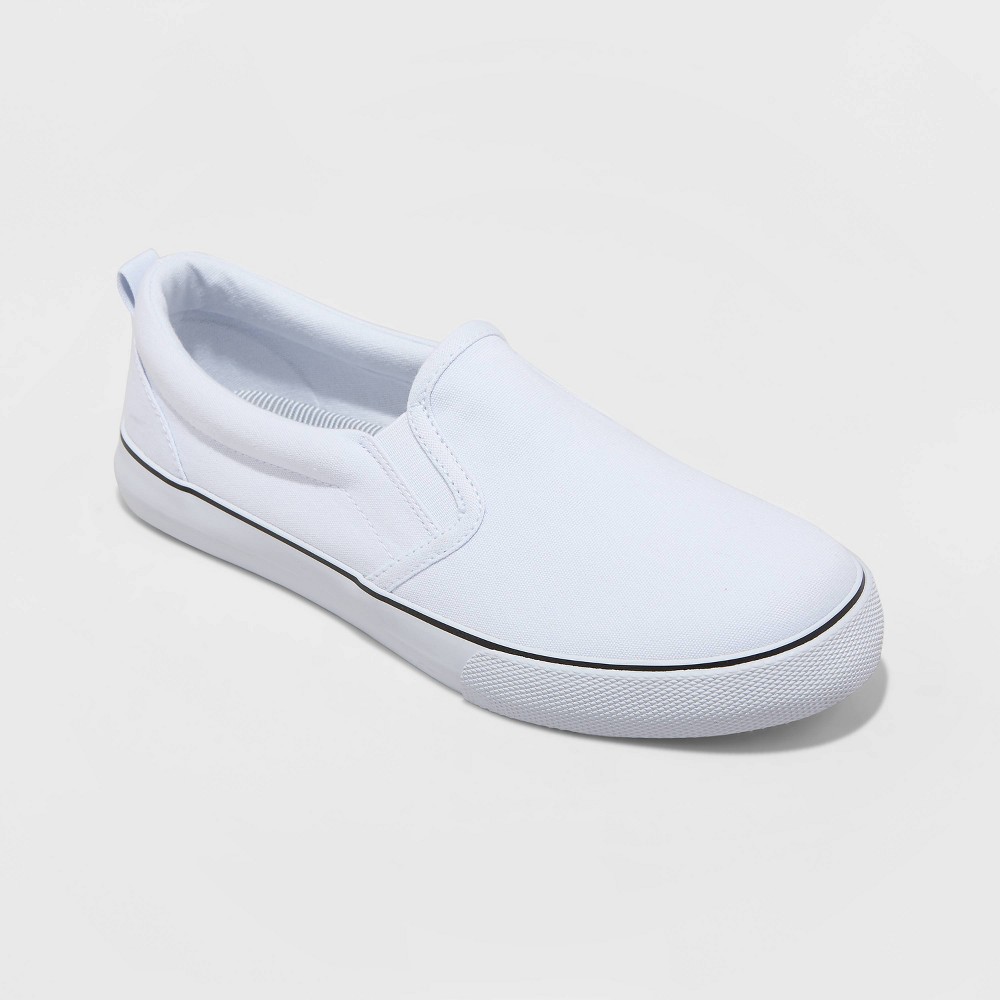 Women's Millie Wide Width Twin Gore Apparel Sneakers - A New Day White 11W