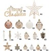 70 Pcs Christmas Balls Ornaments Set, Shatterproof Ornaments with Merry Christmas Sign & Top Tree Toppers for Xmas Christmas Tree - 2 of 4