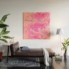 SunshineCanteen Cosmic Pink Skies Wood Wall Mural- 4' x 4' - Society6 - 2 of 2