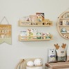 Aoibox Set of 4 Wall Mounted Kids Bookshelves Durable Wood Floating Nursery Shelves for Toy Storage and Decor 23 Inch - 4 of 4