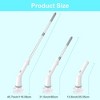 JANSNO Waterproof Cordless Power Cleaning Brush with 6 Replaceable Heads, Adjustable Handle, 45° Rotating Shaft, 2-Speed - 3 of 4