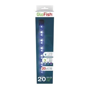 GloFish 10" LED White, Blue and Magenta Light Stick for Fish Aquariums up to 20gal Aquarium Ornament Decor - 1 of 4